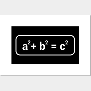 pythagorean formula Posters and Art